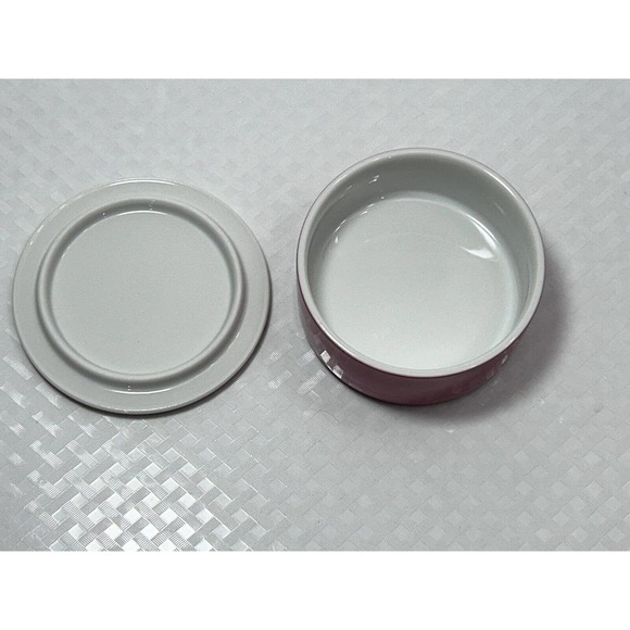 Chokin Poinsettias Trinket Dish Jamestown China With Gold Rim Christmas - Picture 6 of 10